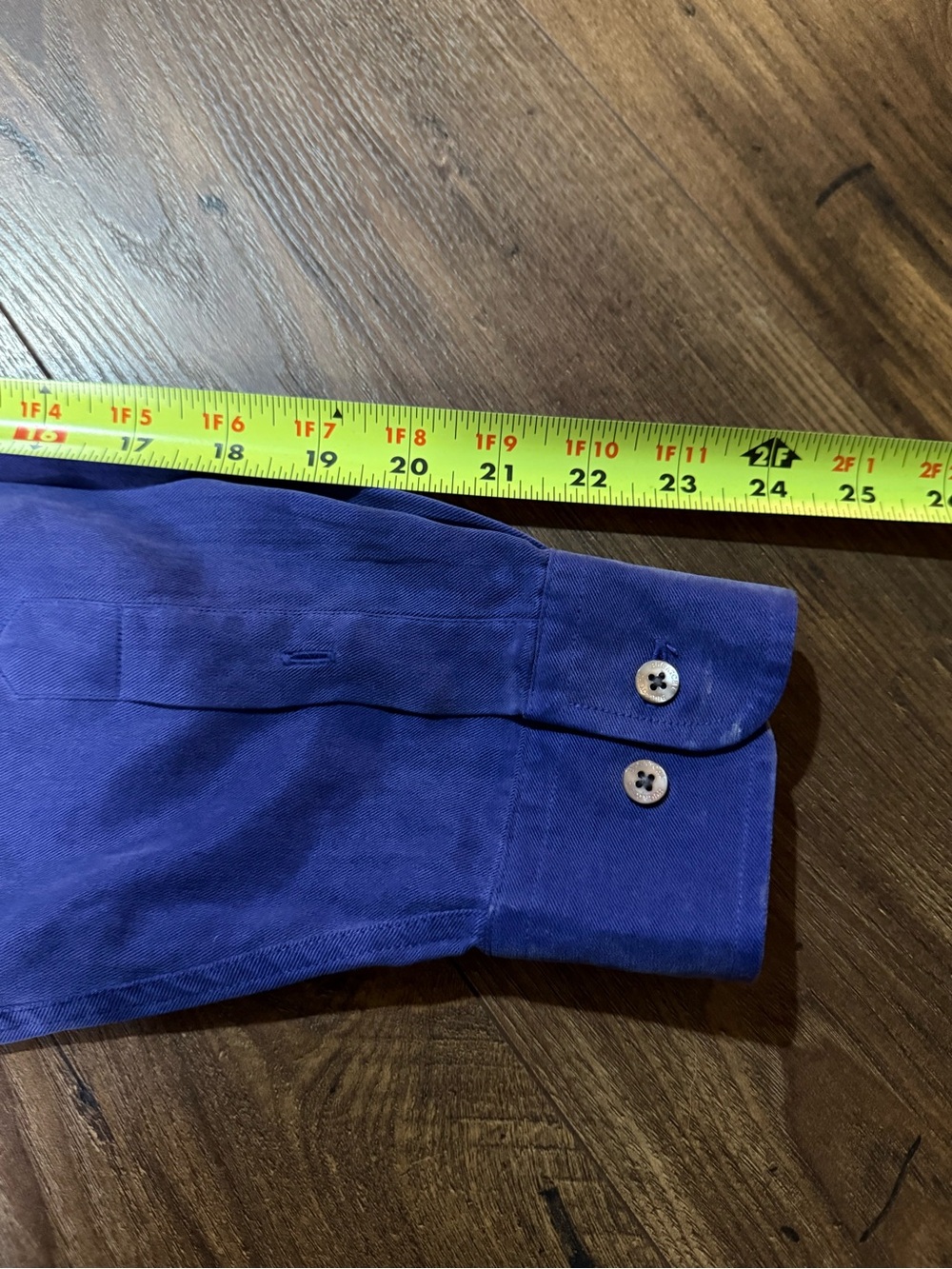 Bugatchi Uomo Men’s Large Blue 100% Tencel Button Front Shirt Long Sleeve - Picture 10 of 10